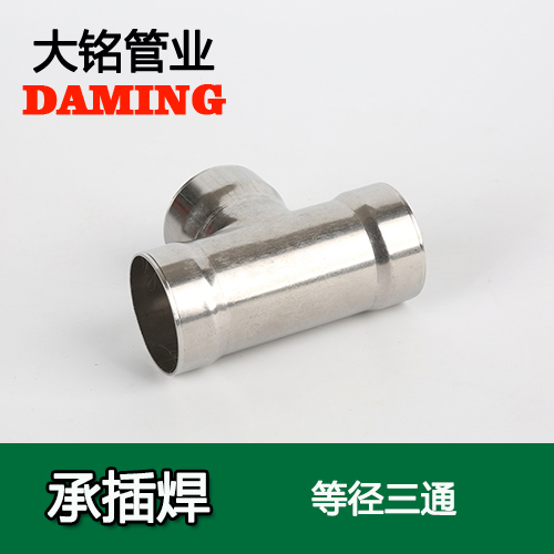 DN300 承插焊接式黄瓜视频在线观看等径三通接头（304 316L）